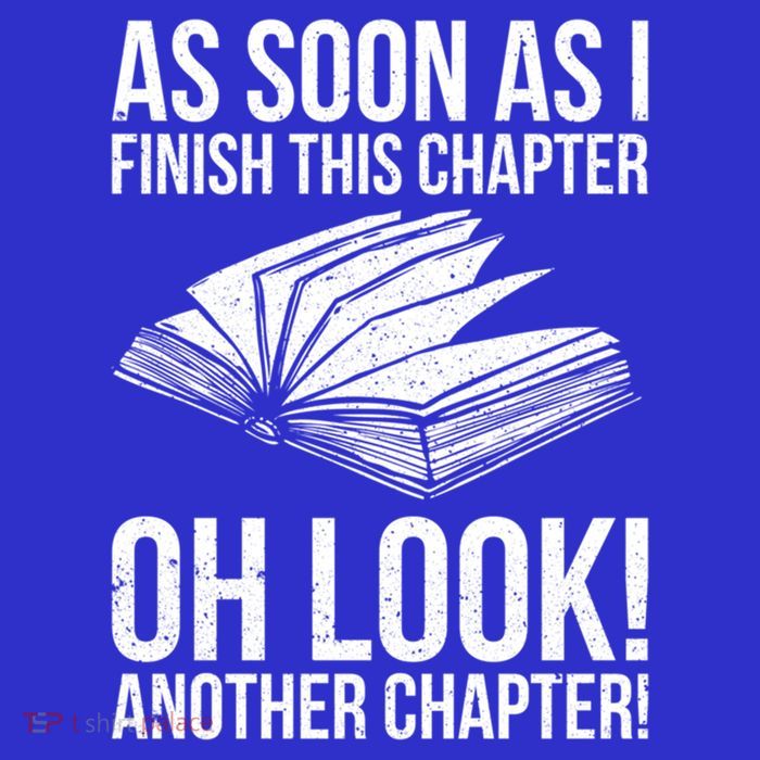 Funny Reading Just One More Chapter Book Lover Design Gift Poster