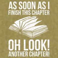 Funny Reading Just One More Chapter Book Lover Design Gift Garment-Dyed Women's Muscle Tee
