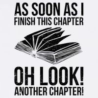 Funny Reading Just One More Chapter Book Lover Design Gift Garment-Dyed Sweatshirt