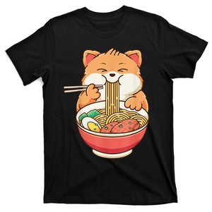 Fox Ra Japanese Noodles Cute Kawaii Anime T-Shirt