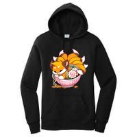 Fox Ramen Japanese Noodles Cute Kawaii Anime Gifts Teen Women's Pullover Hoodie