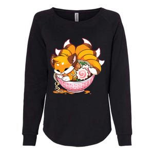 Fox Ramen Japanese Noodles Cute Kawaii Anime Gifts Teen Womens California Wash Sweatshirt