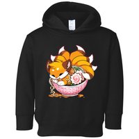 Fox Ramen Japanese Noodles Cute Kawaii Anime Gifts Teen Toddler Hoodie