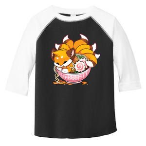 Fox Ramen Japanese Noodles Cute Kawaii Anime Gifts Teen Toddler Fine Jersey T-Shirt