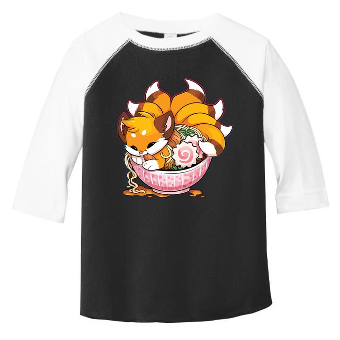 Fox Ramen Japanese Noodles Cute Kawaii Anime Gifts Teen Toddler Fine Jersey T-Shirt