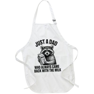 Funny Raccoon Just A Dad Who Always Came Back With The Milk Apron