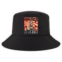 Funny Retro Japanese Dogzilla Irish Wolfhound Cool Comfort Performance Bucket Hat