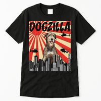 Funny Retro Japanese Dogzilla Irish Wolfhound Tall T-Shirt