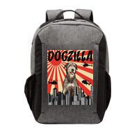 Funny Retro Japanese Dogzilla Irish Wolfhound Vector Backpack