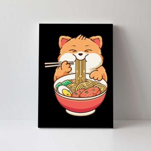 Fox Ra Japanese Noodles Cute Kawaii Anime Canvas