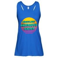 Funny Retro Kindergarten Teacher Funny Gift Ladies Essential Flowy Tank