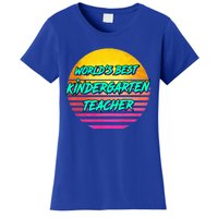 Funny Retro Kindergarten Teacher Funny Gift Women's T-Shirt