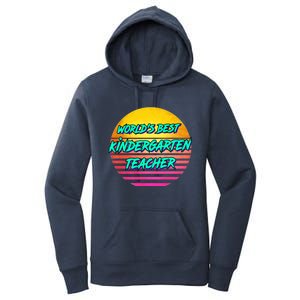 Funny Retro Kindergarten Teacher Funny Gift Women's Pullover Hoodie