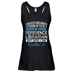 Funny Reference Librarian Gift Ladies Essential Flowy Tank