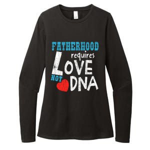 Fatherhood Requires Love Not Dna Fun Adopt Adoption Graphic Great Gift Womens CVC Long Sleeve Shirt