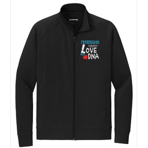 Fatherhood Requires Love Not Dna Fun Adopt Adoption Graphic Great Gift Stretch Full-Zip Cadet Jacket