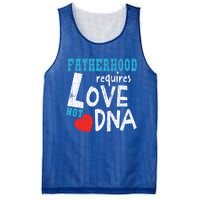 Fatherhood Requires Love Not Dna Fun Adopt Adoption Graphic Great Gift Mesh Reversible Basketball Jersey Tank