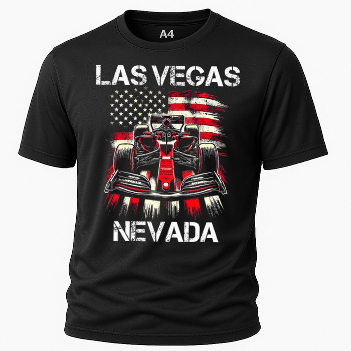 Formula Racing Las Vegas Nevada Circuit 2024 Grand Prix Cooling Performance Crew T-Shirt