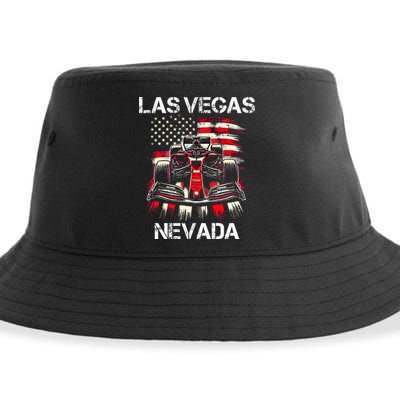 Formula Racing Las Vegas Nevada Circuit 2024 Grand Prix Sustainable Bucket Hat