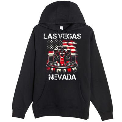Formula Racing Las Vegas Nevada Circuit 2024 Grand Prix Premium Pullover Hoodie