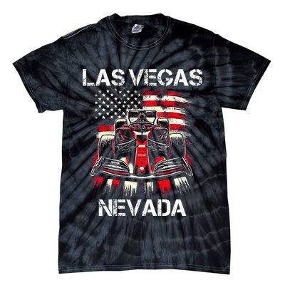 Formula Racing Las Vegas Nevada Circuit 2024 Grand Prix Tie-Dye T-Shirt