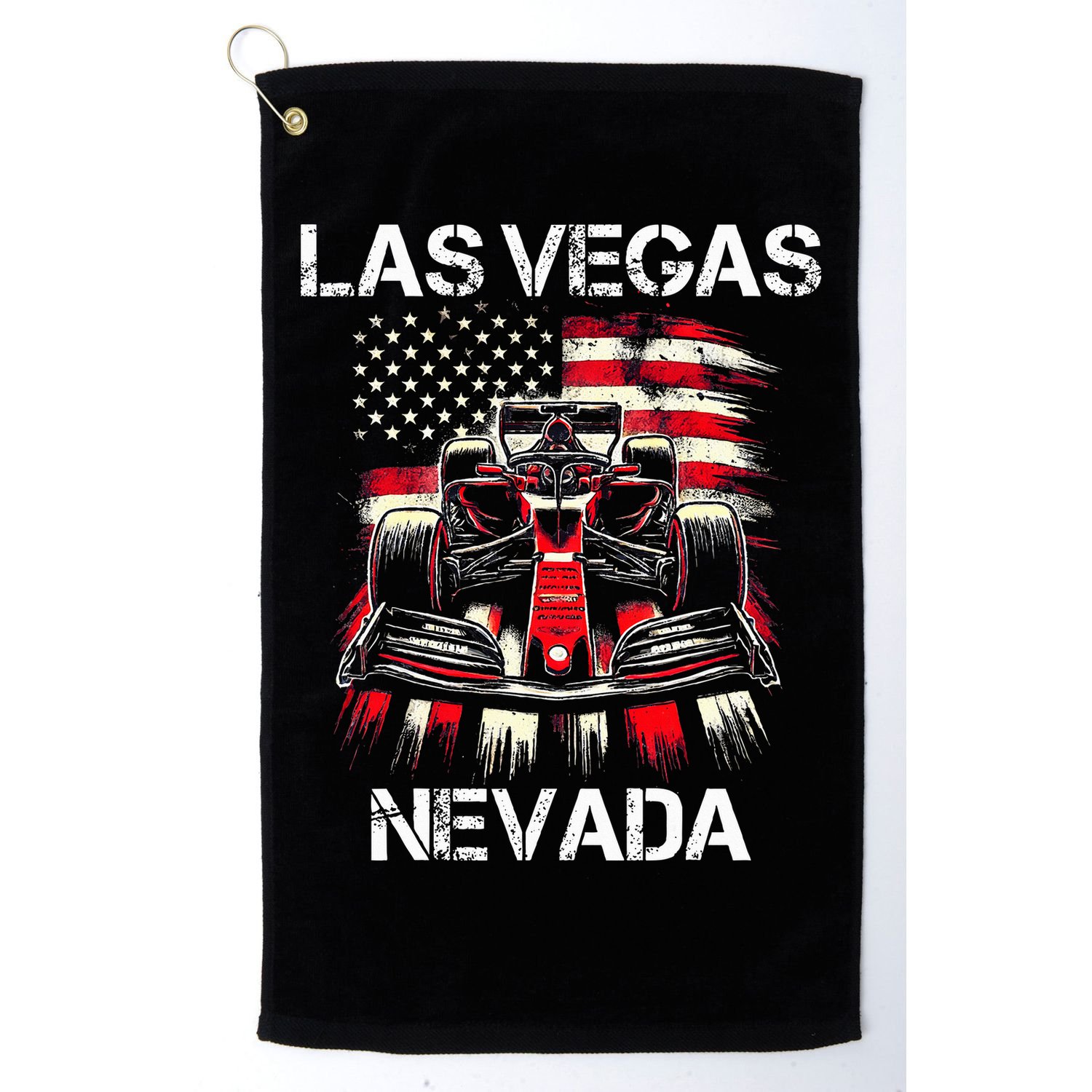 Formula Racing Las Vegas Nevada Circuit 2024 Grand Prix Golf Towel