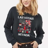 Formula Racing Las Vegas Nevada Circuit 2024 Grand Prix Cropped Pullover Crew