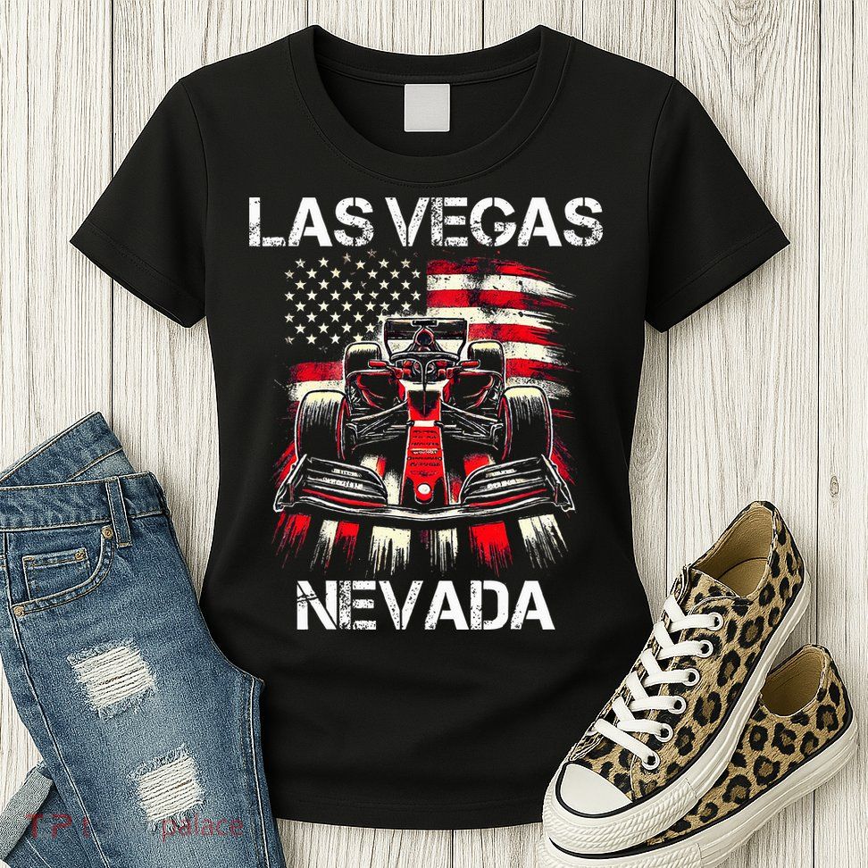 Formula Racing Las Vegas Nevada Circuit 2024 Grand Prix Womens T-Shirt