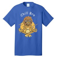 Funny Rasta Lion Chill Bro Namaste Yoga Cool Gift Tall T-Shirt