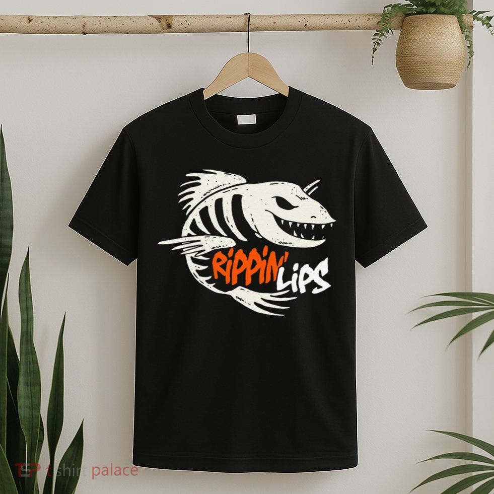 Fishing Rippin Lips Fish Bones T-Shirt