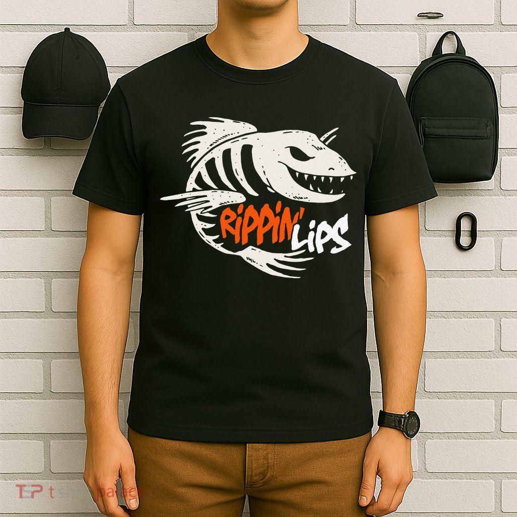 Fishing Rippin Lips Fish Bones T-Shirt