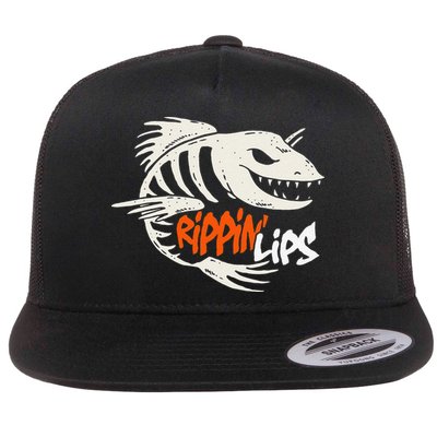 Fishing Rippin Lips Fish Bones Flatbill Hat