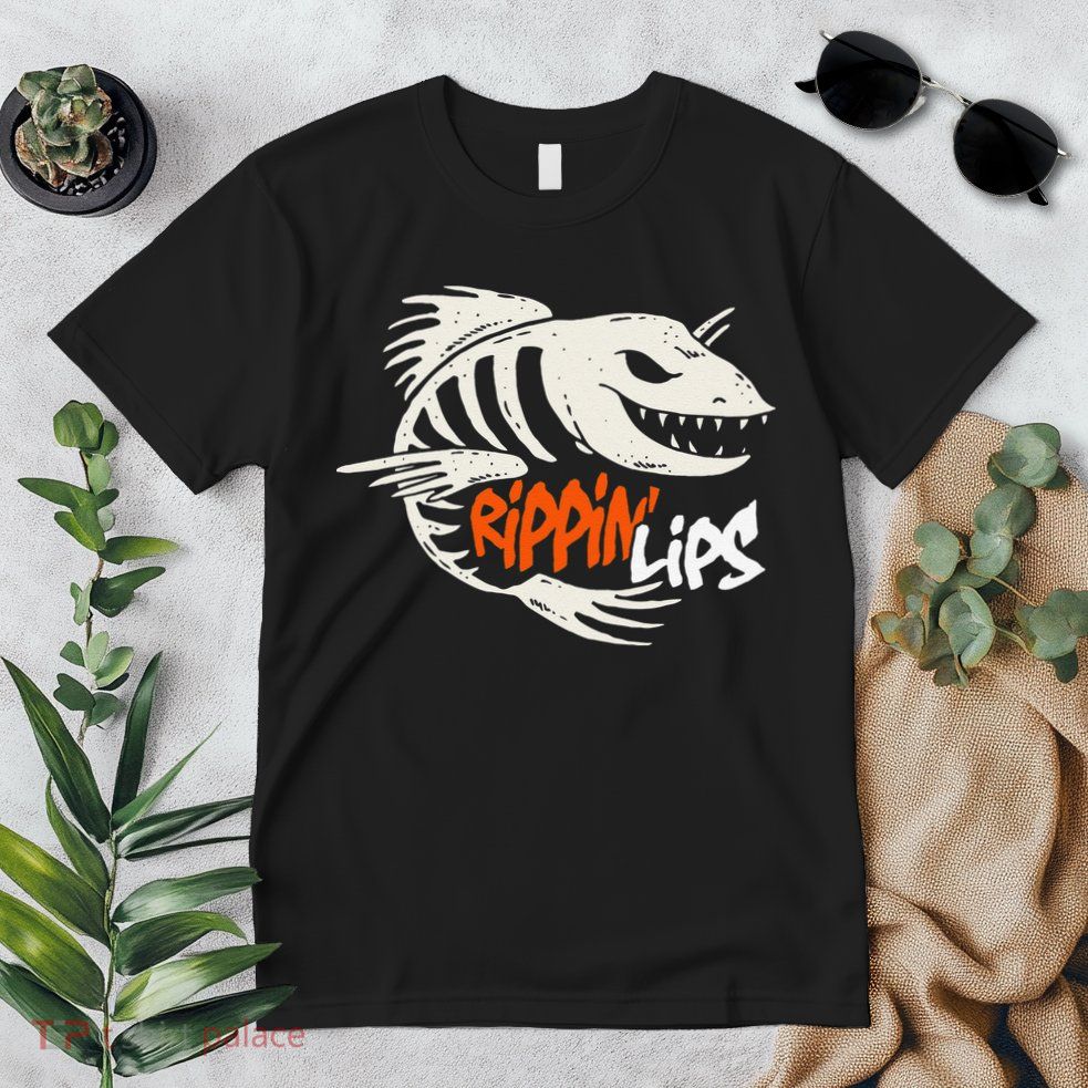 Fishing Rippin Lips Fish Bones Premium T-Shirt