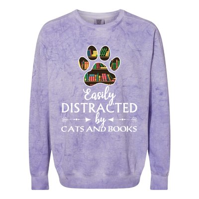 Funny Reading Lover Colorblast Crewneck Sweatshirt