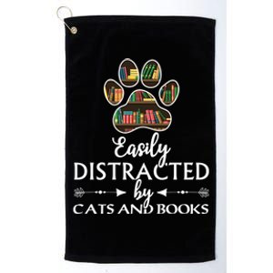 Funny Reading Lover Platinum Collection Golf Towel