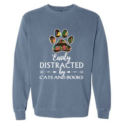 Funny Reading Lover Garment-Dyed Sweatshirt