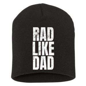 Fun Rad Like Dad Short Acrylic Beanie