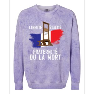 French Revolution Liberty Equality Fraternity Bastille Day Cute Gift Colorblast Crewneck Sweatshirt