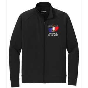 French Revolution Liberty Equality Fraternity Bastille Day Cute Gift Stretch Full-Zip Cadet Jacket