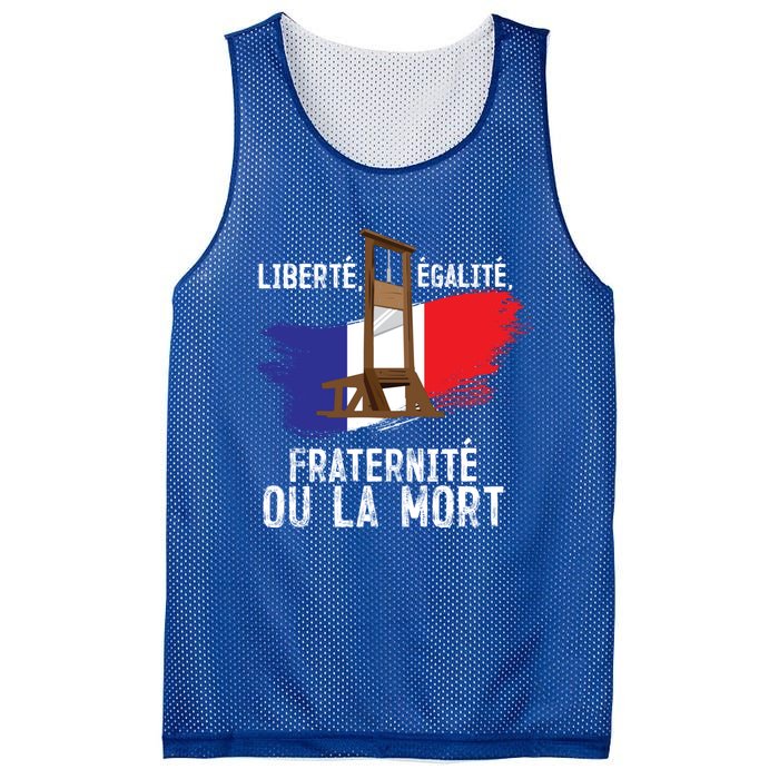 French Revolution Liberty Equality Fraternity Bastille Day Cute Gift Mesh Reversible Basketball Jersey Tank