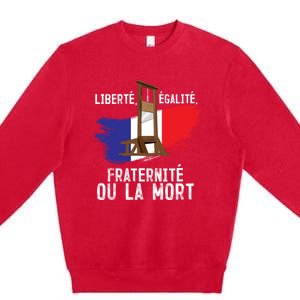 French Revolution Liberty Equality Fraternity Bastille Day Cute Gift Premium Crewneck Sweatshirt