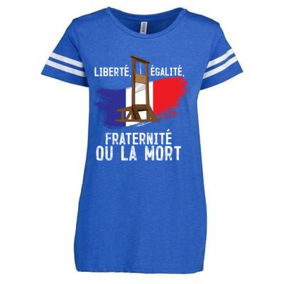 French Revolution Liberty Equality Fraternity Bastille Day Cute Gift Enza Ladies Jersey Football T-Shirt