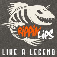 Fishing Rippin Lips Like A Legend Fish Bones Cotton Canvas Backpack