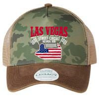 Formula Racing Las Vegas Circuit Open Wheel Car Usa Flag Legacy Tie Dye Trucker Hat