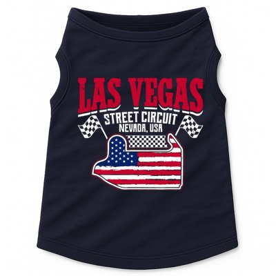 Formula Racing Las Vegas Circuit Open Wheel Car Usa Flag Doggie Tank