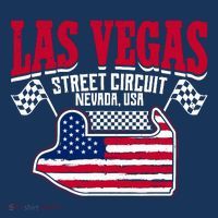 Formula Racing Las Vegas Circuit Open Wheel Car Usa Flag Flatbill Hat