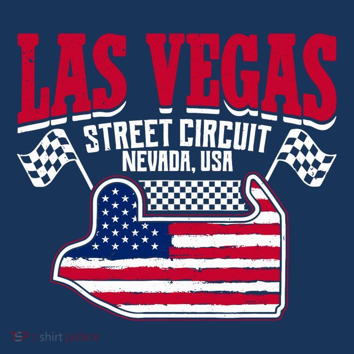 Formula Racing Las Vegas Circuit Open Wheel Car Usa Flag 16 in Basic Backpack