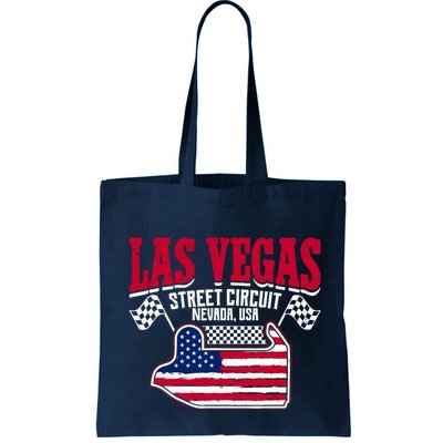 Formula Racing Las Vegas Circuit Open Wheel Car Usa Flag Bag