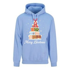 Funny Reading Lover Christmas Merry Bookmas Books Pine Tree Unisex Surf Hoodie