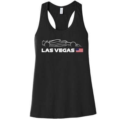 Formula Racing Las Vegas Grand Prix Custom Women's Racerback Tank